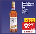 Original Spiced Gold von Captain Morgan im aktuellen Netto Marken-Discount Prospekt für 9,99 €
