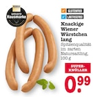 Knackige Wiener Würstchen lang Angebote von EDEKA bei E center Mannheim für 0,99 €