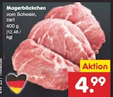 Aktuelle Schweinefleisch Angebote bei Netto Marken-Discount in Magdeburg Aktuelles Magerbäckchen Angebot bei Netto Marken-Discount in Magdeburg ab 4,99 €