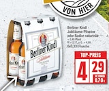 Jubiläums-Pilsener oder Radler naturtrüb von Berliner Kindl im aktuellen EDEKA Prospekt