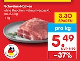 Netto Marken-Discount - Schweine-Nacken Angebot im Prospekt Schweine-Nacken bei Netto Marken-Discount im Prospekt "" für 5,49 €