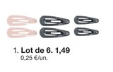 Zeeman Lunel - Promo Barrettes Promo Barrettes à 1,49 € dans le catalogue Zeeman à Lunel