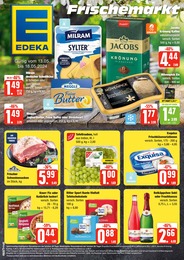 Aktueller EDEKA Frischemarkt Supermärkte Prospekt für Bröbberow: Top Angebote mit 4} Seiten, 13.05.2024 - 18.05.2024