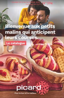 Catalogue Picard à Paris cette semaine, valable du 06/02/2023 au 26/02/2023 Prospectus Picard à Paris, "Bienvenue aux petits malins qui anticipent leurs courses.", 40 pages de promos valables du 06/02/2023 au 26/02/2023