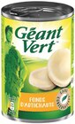 Fonds d’artichauts - GEANT VERT en promo à 4,59 € chez Supermarchés Match Fonds d’artichauts - GEANT VERT dans le catalogue Supermarchés Match
