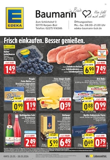 Aktueller EDEKA Prospekt "Aktuelle Angebote" für Kerpen (Kolpingstadt) Aktueller EDEKA Prospekt für Kerpen (Kolpingstadt) mit Seiten