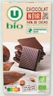 Chocolat - U Bio - Super U à Rillieux-la-Pape Chocolat - U Bio en promo chez Super U Rillieux-la-Pape à 2,60 €