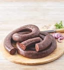 Promo Boudin noir à l'ancienne aux oignons ou aux pommes à 6,89 € dans le catalogue U Express à Orchamps-Vennes