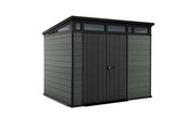 Brico Dépôt Saint-Memmie - Promo Abri de jardin CORTINA 97 en résine coloris vert et gris 6 m² Promo Abri de jardin CORTINA 97 en résine coloris vert et gris 6 m² à 1 299,00 € dans le catalogue Brico Dépôt à Saint-Memmie