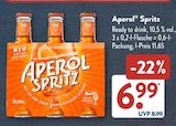Spritz im Angebot bei ALDI SÜD in Pforzheim Spritz Angebote von Aperol bei ALDI SÜD Pforzheim für 6,99 €