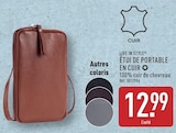 Étui de portable en cuir - LIVE IN STYLE en promo chez Aldi Palaiseau à 12,99 €