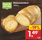 Aktuelles Weizenmischbrot Angebot bei Netto Marken-Discount in Ingolstadt ab 1,49 €