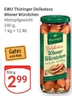 Delikatess Wiener Würstchen im Angebot bei GLOBUS in Gera Delikatess Wiener Würstchen Angebote von EWU Thüringer bei GLOBUS Gera für 2,99 €