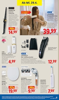 Rasierer im Lidl Prospekt "LIDL LOHNT SICH" mit 68 Seiten (Braunschweig)