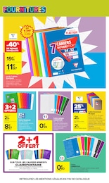 Prix et réduction Papeterie dans le prospectus Carrefour en cours Offre Papeterie dans le catalogue Carrefour du moment à la page 8