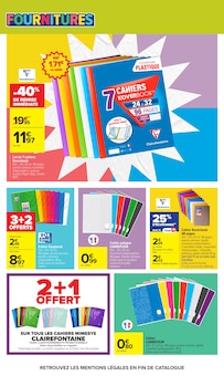 Promotion Clairefontaine dans le prospectus Carrefour, valable du 17/08/2026 au 31/08/2026 Promo Clairefontaine dans le catalogue Carrefour du moment à la page 8