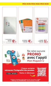 Promotion Bureau dans le prospectus Super U, valable du 18/08/2026 au 30/08/2026 Promo Bureau dans le catalogue Super U du moment à la page 5