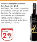 Deutscher Glühwein Rot im Angebot bei GLOBUS in Gera Deutscher Glühwein Rot Angebote von Rotwild bei GLOBUS Gera für 2,49 €