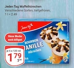 Waffelhörnchen Bourbon Vanille Angebote von Jeden Tag bei GLOBUS Kaiserslautern für 1,79 €