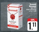 EDEKA Pommelsbrunn - Weizenmehl Type 405 Angebot im Prospekt Weizenmehl Type 405 bei EDEKA im Pommelsbrunn Prospekt für 1,11 €