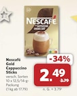 Gold Cappuccino Sticks Angebote von Nescafé bei combi Herford für 2,49 €