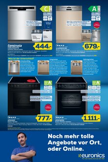 Geschirrspüler im EURONICS Prospekt "GENAU RICHTIG. DEIN FAN-UPGRADE: 19% MWST. GESCHENKT." mit 12 Seiten (Paderborn)