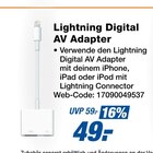 Aktuelles Lightning Digital AV Adapter Angebot bei expert in Bochum ab 49,00 €