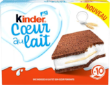 Cœur au lait - KINDER - Lidl à Colombes Cœur au lait - KINDER en promo chez Lidl Colombes à 3,49 €