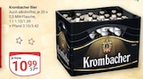 Bier Angebote von Krombacher bei GLOBUS Rüsselsheim für 10,99 €