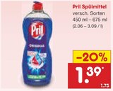 Spülmittel im Netto Marken-Discount Prospekt Spülmittel von Pril im aktuellen Netto Marken-Discount Prospekt für 1,39 €