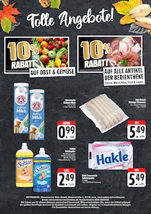 Weichspüler im aktuellen E center Prospekt (Jena) Weichspüler im E center Prospekt "Aktuelle Angebote" mit 2 Seiten (Jena)