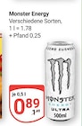 Aktuelle Energydrink Angebote bei GLOBUS in Hürth Aktuelles Monster Energy Ultra Angebot bei GLOBUS in Hürth ab 0,89 €