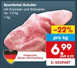 Spanferkel-Schulter Angebote bei Netto Marken-Discount Kempten für 6,99 €