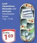 Gabelröllchen, Marinaden oder Anchosen im Angebot bei GLOBUS in Trier Gabelröllchen, Marinaden oder Anchosen Angebote von LySell bei GLOBUS Trier für 1,69 €