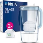 Bouteille et carafe filtrante Brita Pack Carafe en verre Model One + 2 Cartouches Maxtra Pro - Brita en promo chez Darty Bouteille et carafe filtrante Brita Pack Carafe en verre Model One + 2 Cartouches Maxtra Pro - Brita dans le catalogue Darty