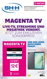 Aktueller Systemhaus Hartmann Prospekt mit Fernseher, "MAGENTA TV", Seite 1