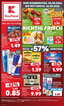 Pizza im aktuellen Kaufland Prospekt (Augsburg) Pizza im Kaufland Prospekt "Hier bin ich richtig" mit 63 Seiten (Augsburg)