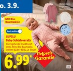 Lidl - Baby-Schlafoveralls Angebot im Prospekt Baby-Schlafoveralls bei Lidl im Prospekt "" für 6,99 €