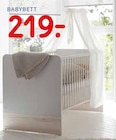 Möbel Wanninger Straubing - Babybett Angebot im Prospekt Babybett bei Möbel Wanninger im Straubing Prospekt für 219,00 €