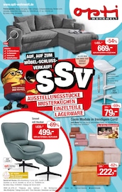 Aktueller Opti-Wohnwelt Möbel & Einrichtung Prospekt in Waren und Umgebung, "Möbel-Schluss-Verkauf!" mit 24 Seiten, 26.06.2025 - 12.07.2025