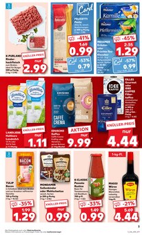 Milch im Kaufland Prospekt "Aktuelle Angebote" mit 52 Seiten (Duisburg)