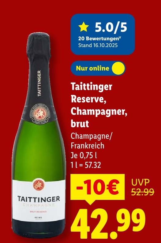 Reserve, Champagner, brut