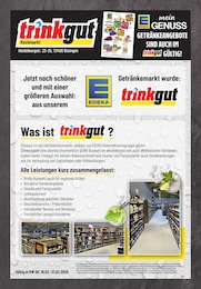 Trinkgut Prospekt "Aktuelle Angebote" für Neckarsulm, 4 Seiten, 16.02.2026 - 21.02.2026