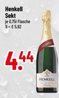 Sekt von Henkell im aktuellen Trinkgut Prospekt für 4,44 €