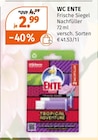 Frische Siegel Nachfüller Angebote von WC ENTE bei Müller Norderstedt für 2,99 €