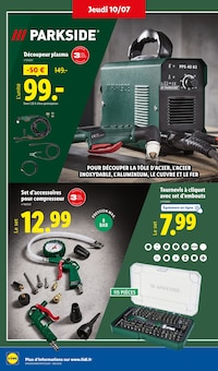 Promotion Accessoires Compresseur dans le prospectus Lidl, valable du 10/07/2025 au 14/07/2025 Promo Accessoires Compresseur dans le catalogue Lidl du moment à la page 10
