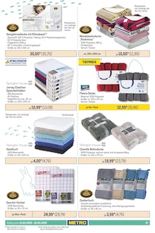 Spannbettlaken im Metro Prospekt "Food & Non-Food" mit 33 Seiten (Fürth)