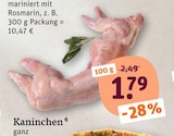 Kaninchen bei tegut im Erlangen Prospekt für 1,79 €