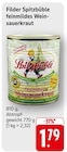 Filder Spitzbüble feinmildes Weinsauerkraut im Angebot bei E center in Filderstadt Filder Spitzbüble feinmildes Weinsauerkraut Angebote von Spitzbüble bei E center Filderstadt für 1,79 €