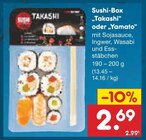 Sushi-Box "Takashi" oder "Yamato" Angebote bei Netto Marken-Discount Pforzheim für 2,69 €